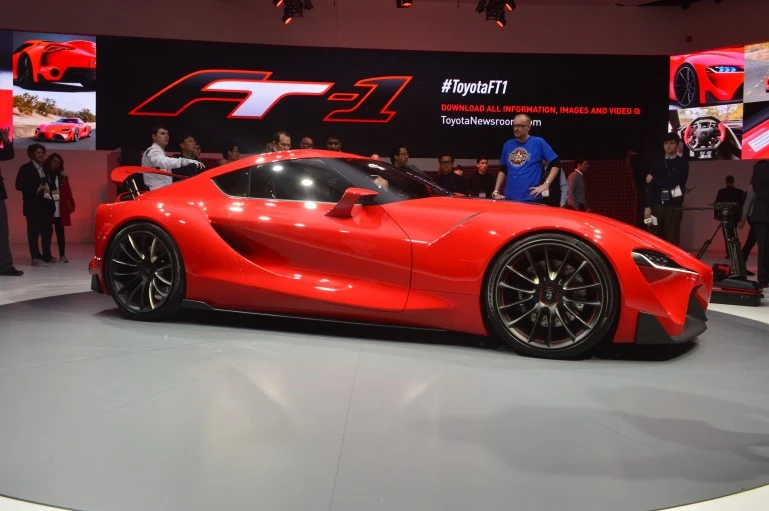 The original FT-1 at the 2014 North American International Auto Show