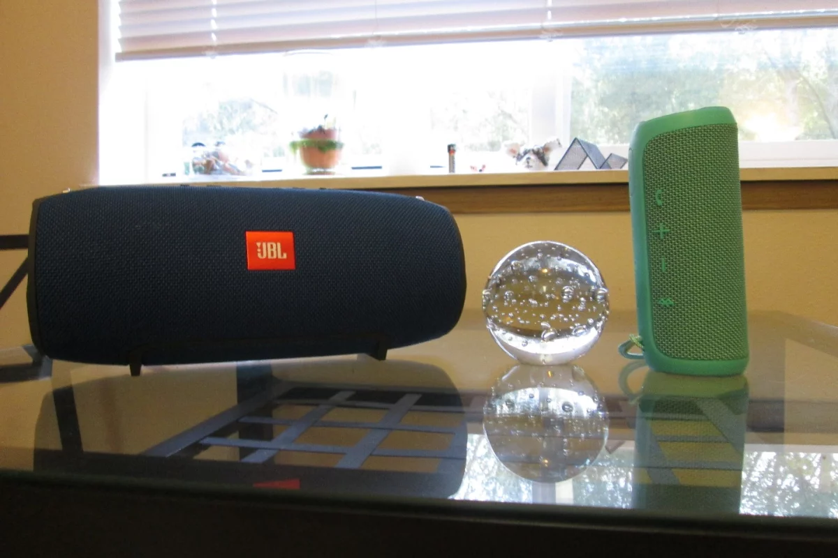 The Xtreme and Flip3 are portable Bluetooth speakers that don't mind getting their feet wet