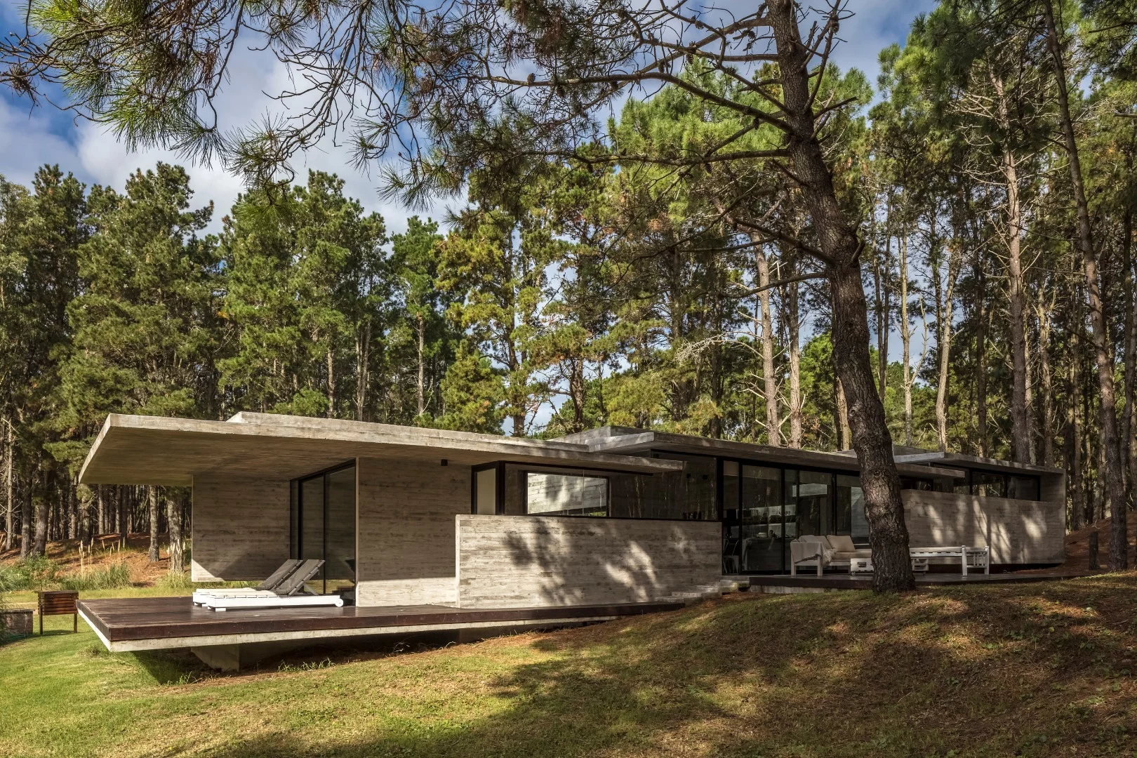 Exposed concrete mightn’t be the most sophisticated material you could choose to make a house, but we are continuing to see how when arranged in the right way it can make for a spectacular place to call homecompleted