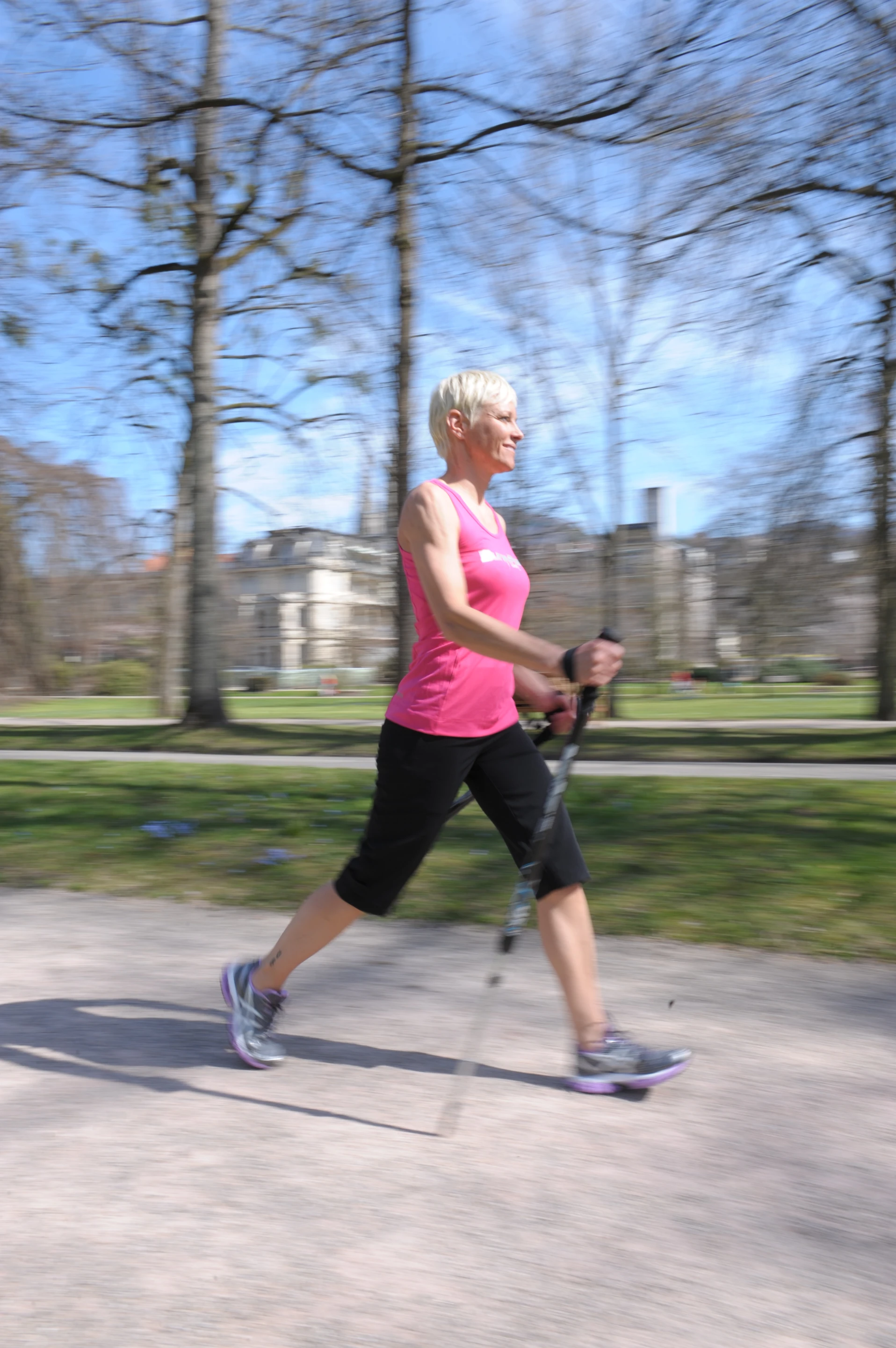 A different kind of pole promotes a different kind of exercise