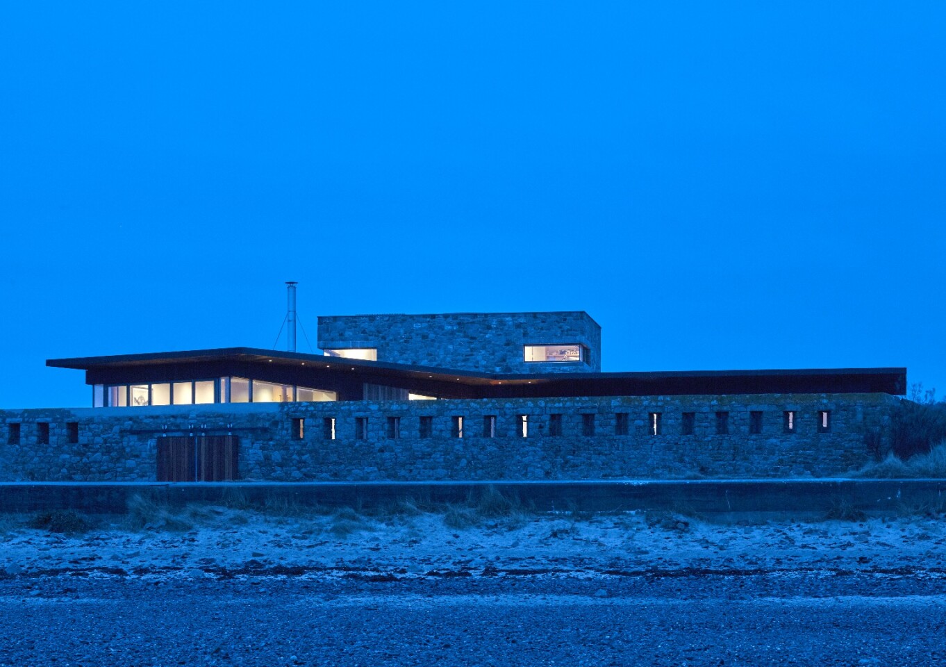 Le Petit Fort by Hudson Architects is located in Jersey, Channel Islands