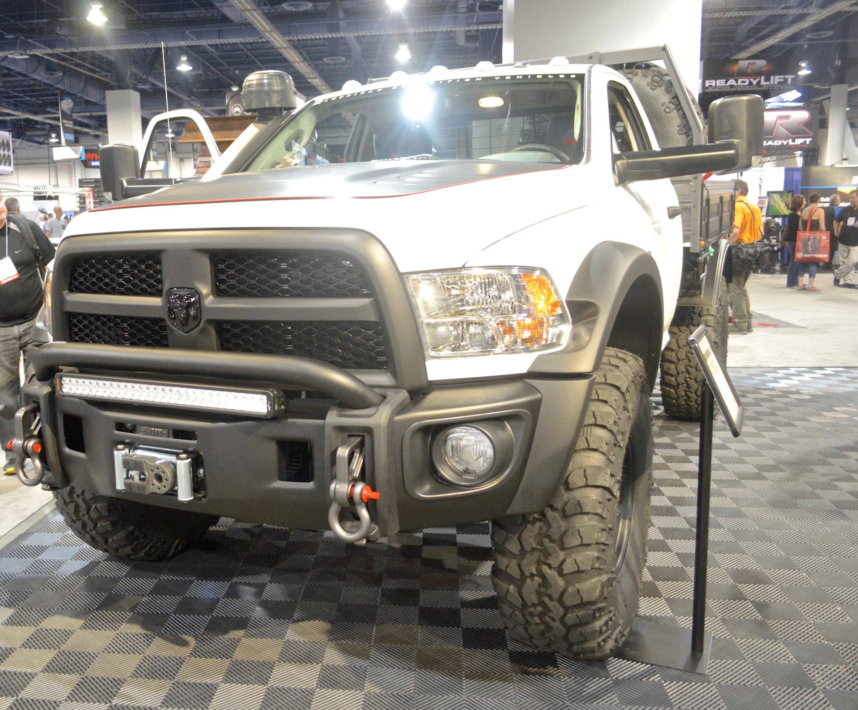 In addition to the Brute Double Cab Wrangler pickup, AEV has developed this burley Ram 2500 pickup (Photo: C.C. Weiss/Gizmag)