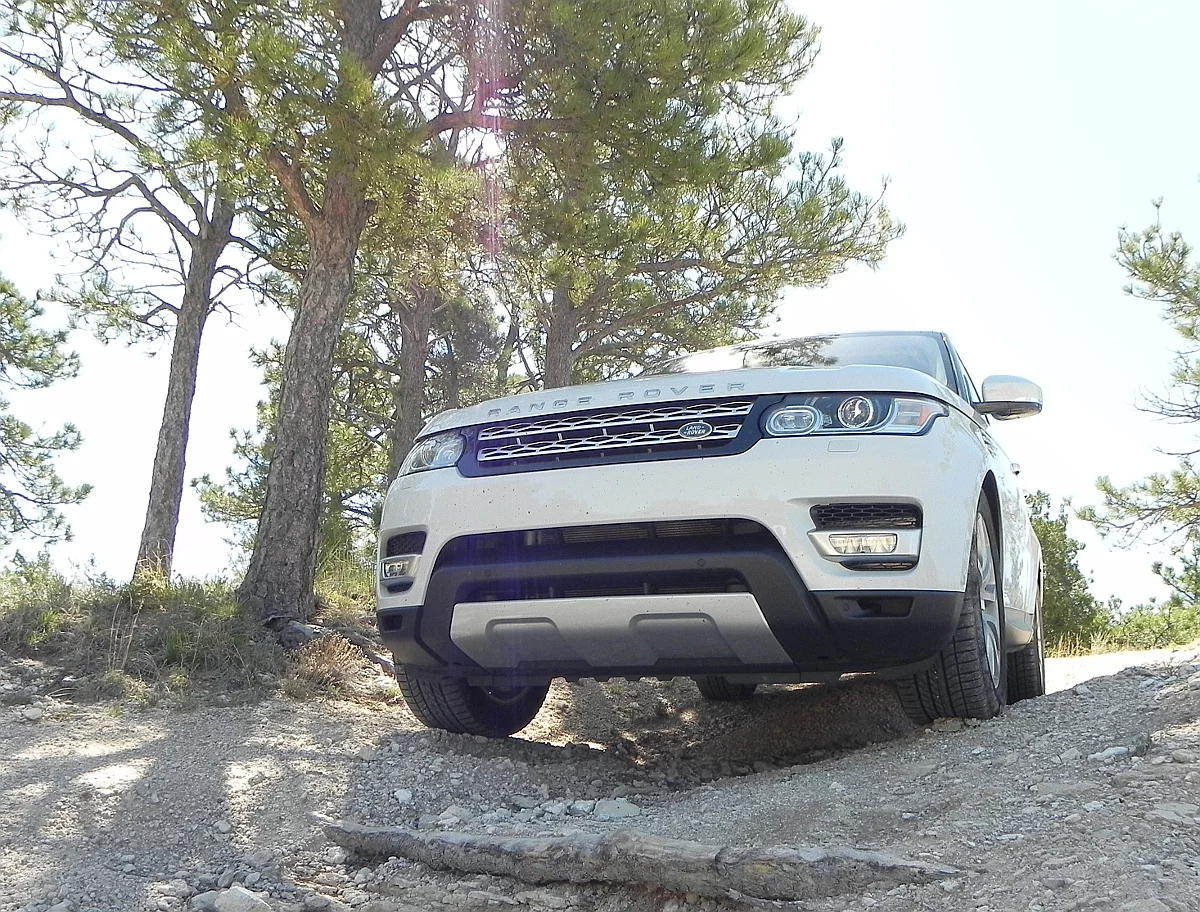 Off the road, all of that torque really comes into play well with the Rover Sport
