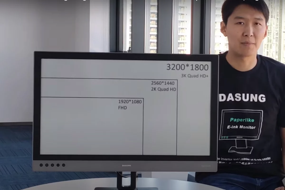 The Paperlike 253 is pitched as an alternative to traditional LCD computer monitors, which can cause eye strain and fatigue over long periods of use