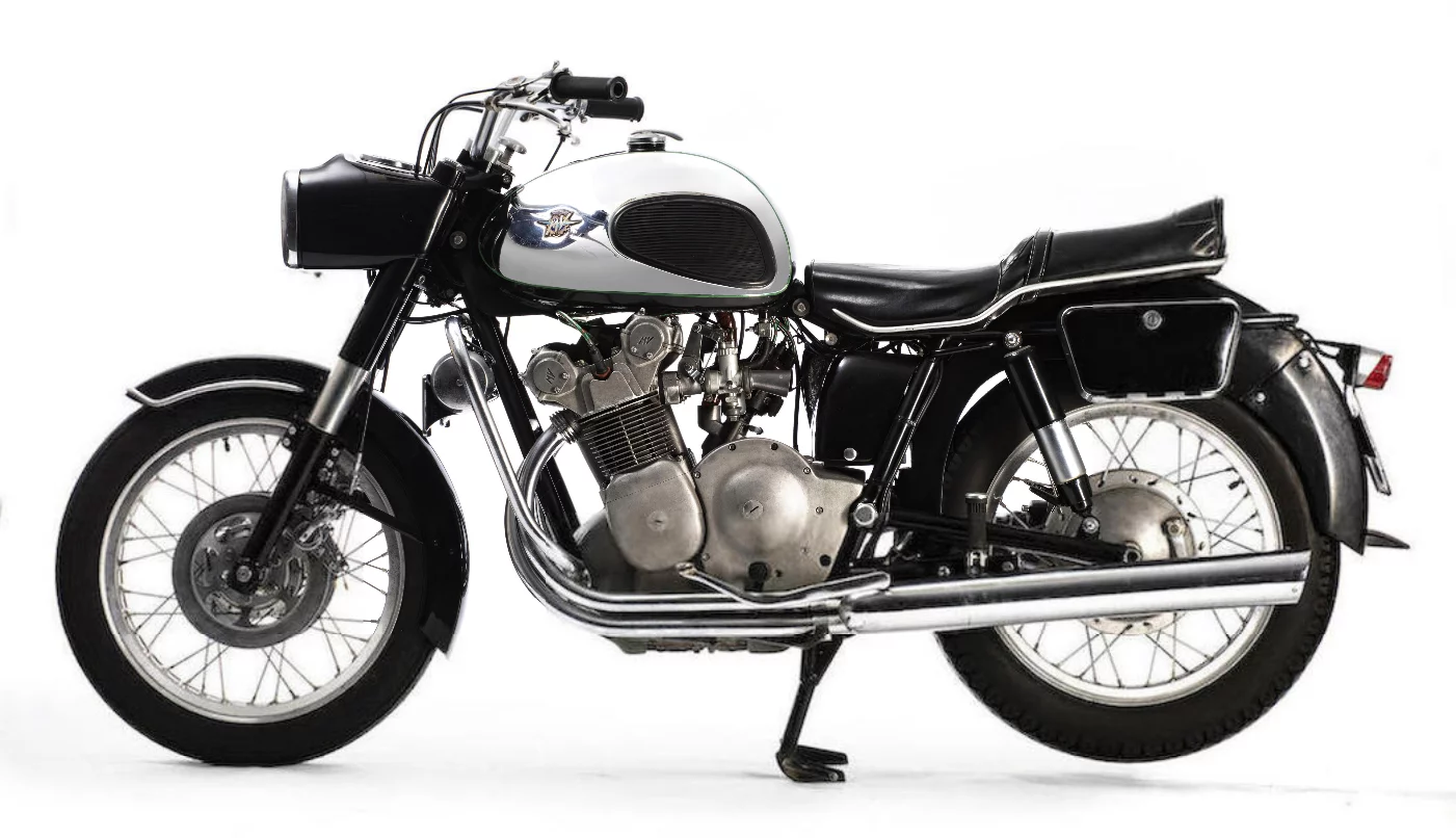 This 1970 MV Agusta 592cc 4C Tourer (Lot 573), the bike from which the 750 S was derived, sold for £47,500 ($61,887)