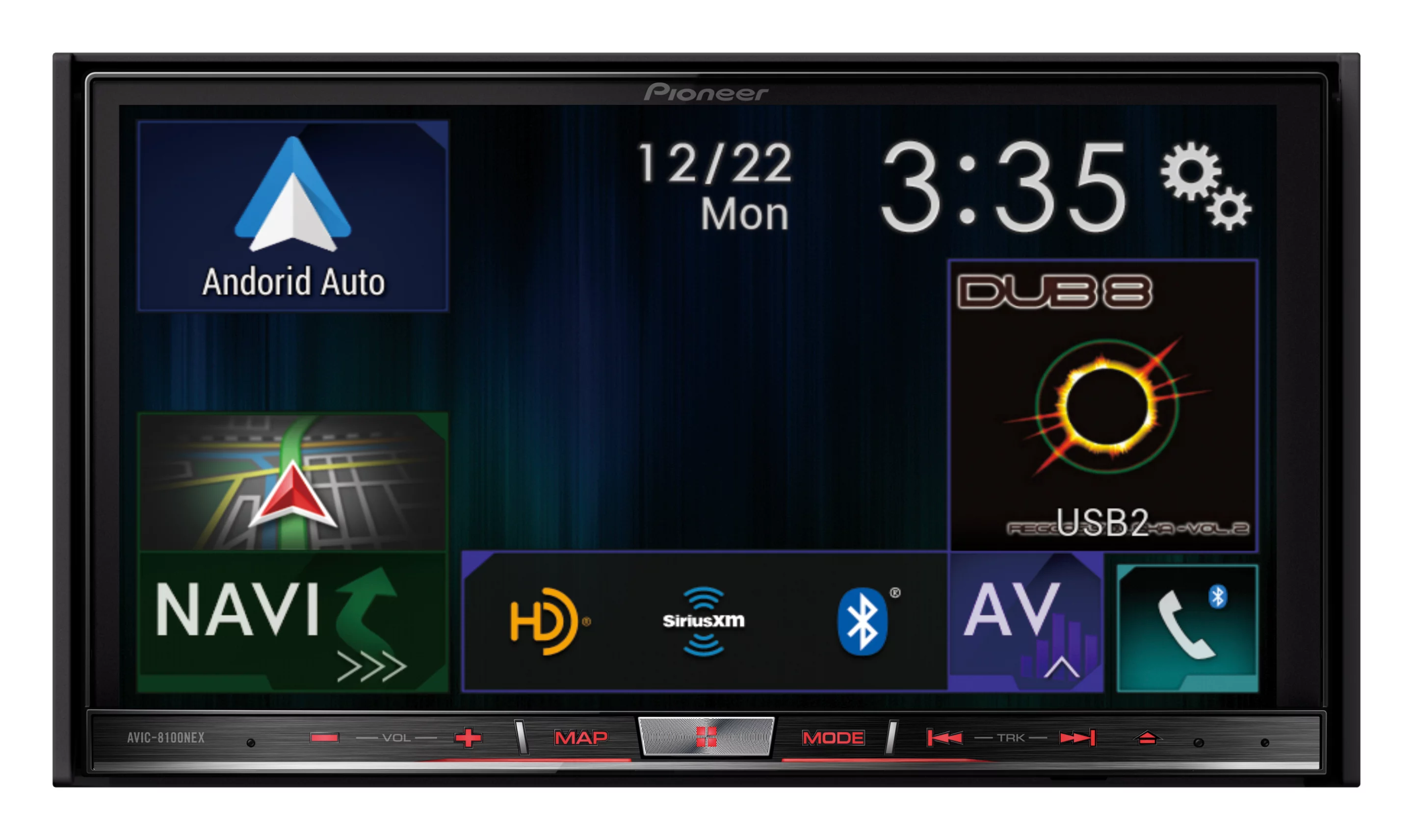 The new Pioneer NEX head unit supports Apple CarPlay and Android Auto