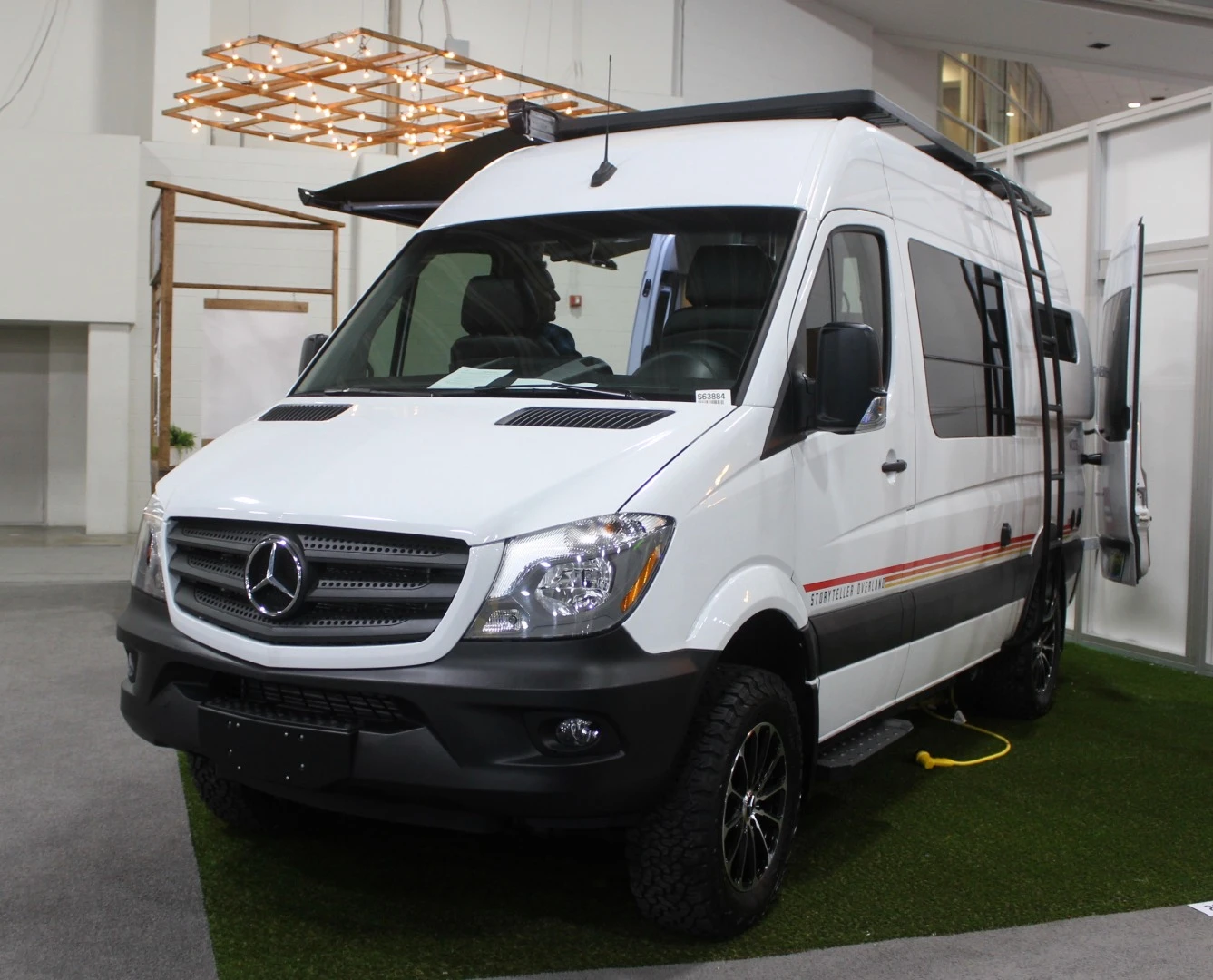 Storyteller Overland builds its 2019 Mode 4x4 vans on both the Ford Transit, as previously pictured, and on the Mercedes Sprinter. The Sprinter comes as a factory 4x4, while the Transit requires an aftermarket Quigley 4x4. Ford recently announced the upcoming addition of a Transit AWD, so it'll be interesting to see if shops like Storyteller switch to that option, continue with more rugged aftermarket 4WDs or offer both