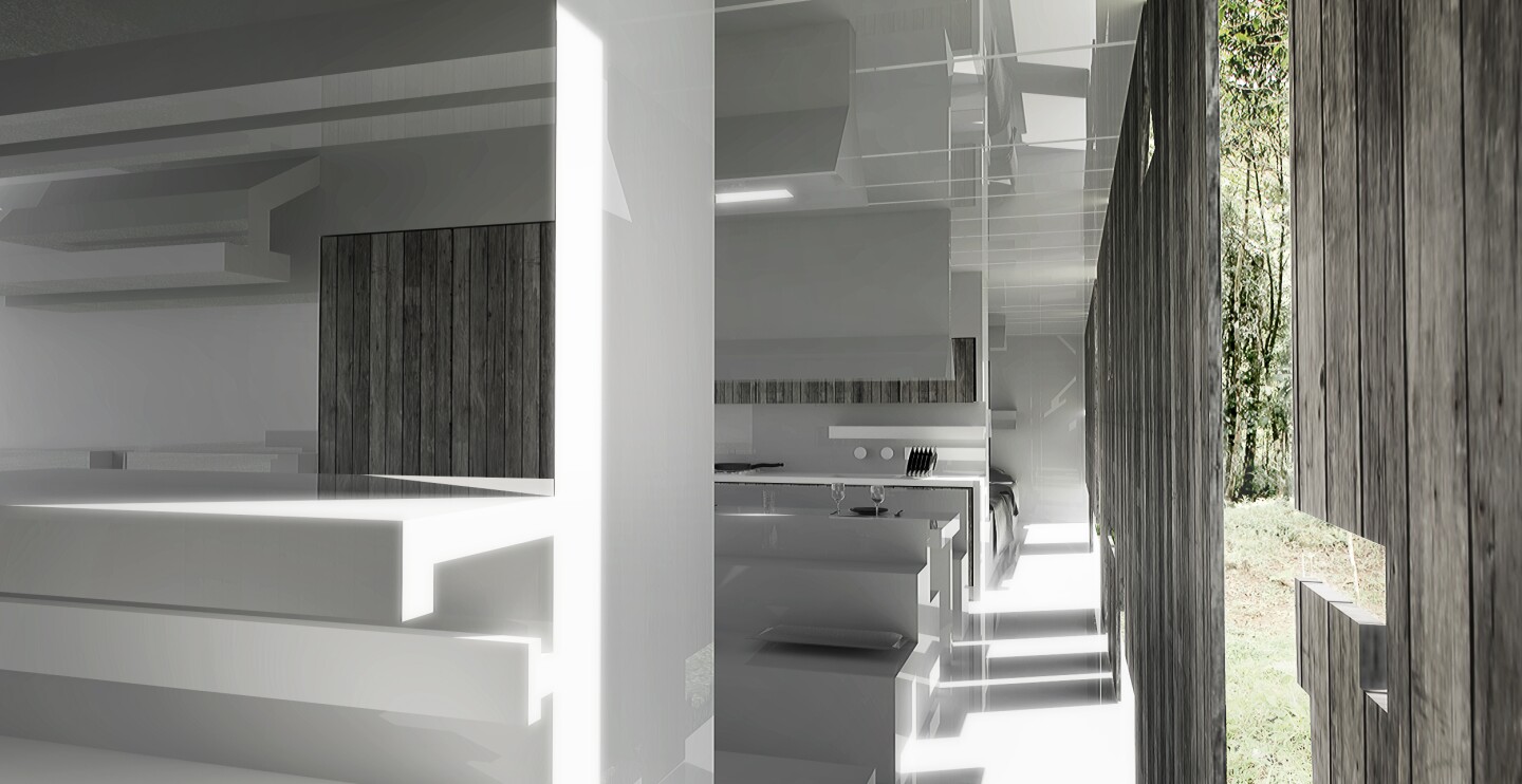 The interior can be opened depending on the time of the day to connect with the landscape (Rendering: WeMake3D / Haiko Cornelissen Architecten)