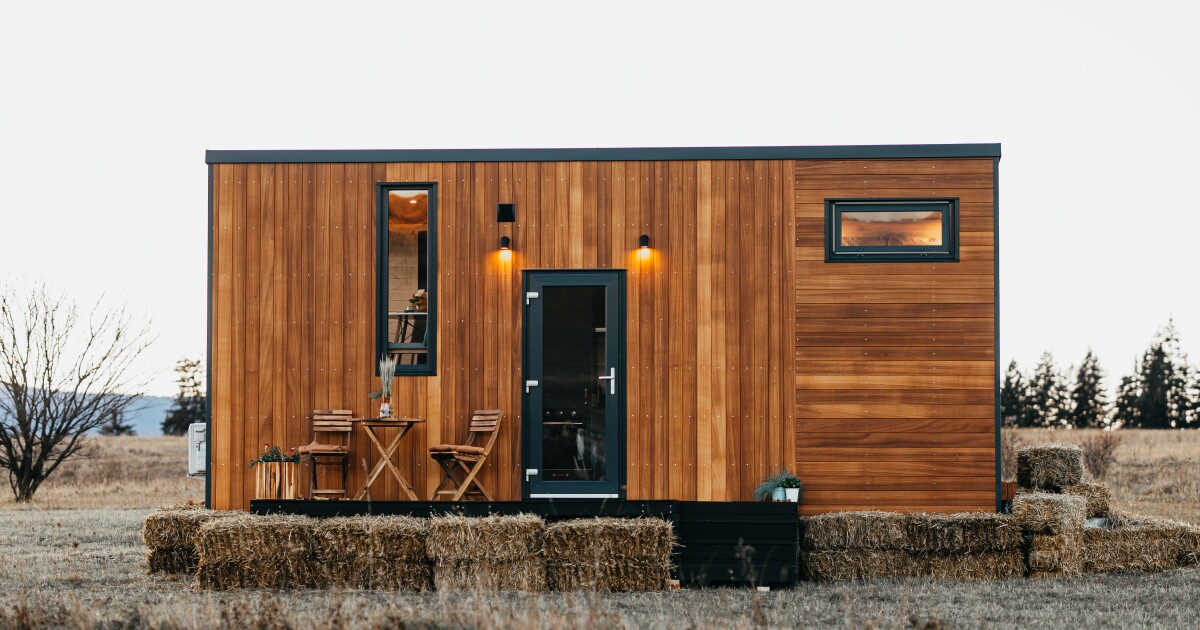 Tiny Getaway offers unique upside-down living design