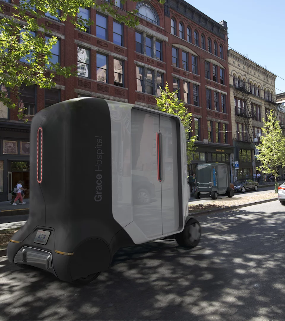 The autonomous clinic could help monitor and treat those who cannot access regular health clinics