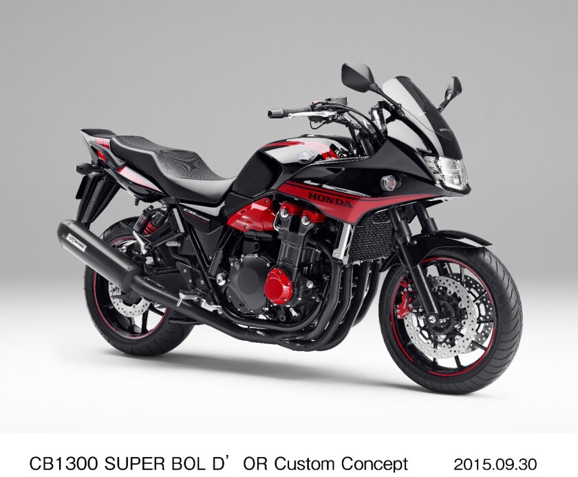 The Honda CB1300 Super Bol D’ Or Custom Concept seems to be nothing more than a color scheme with a special exhaust