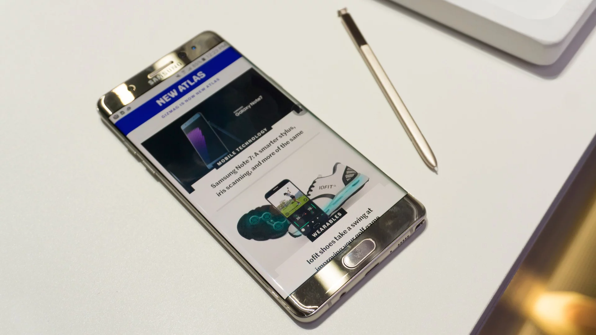 New Atlas on the new Note