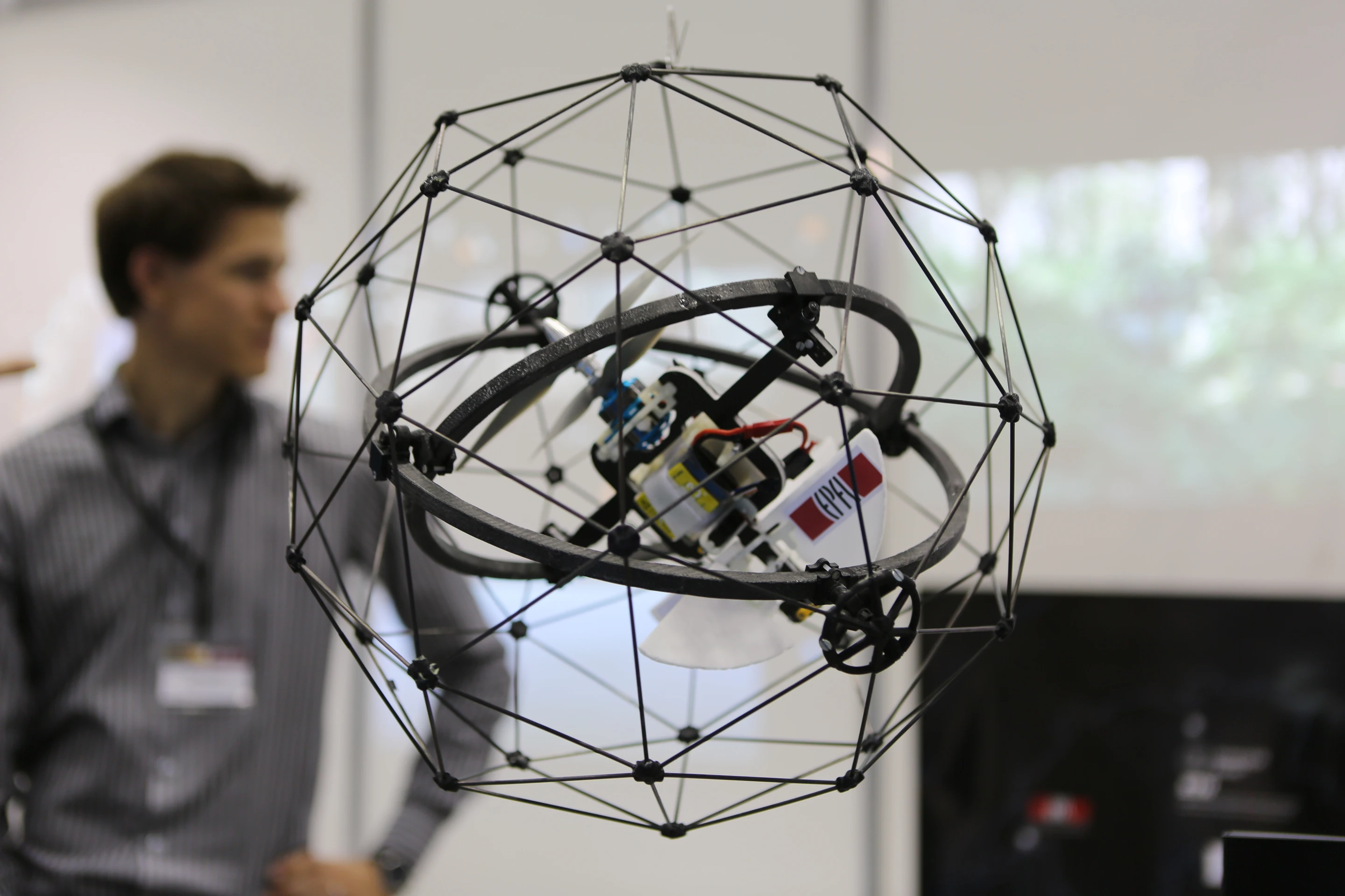 The Gimball's freely rotating protective frame