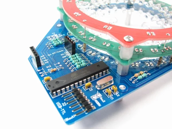 The Bulbdial Clock - an electronic take on an ancient timepiece.
