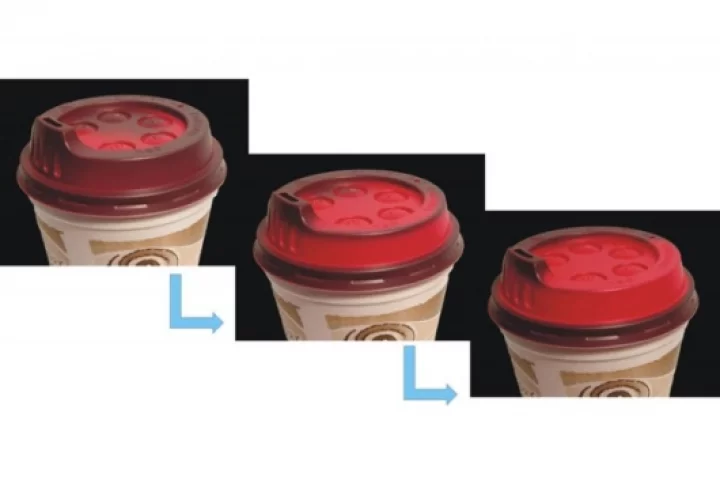 Smart Lid changes color according to temperature