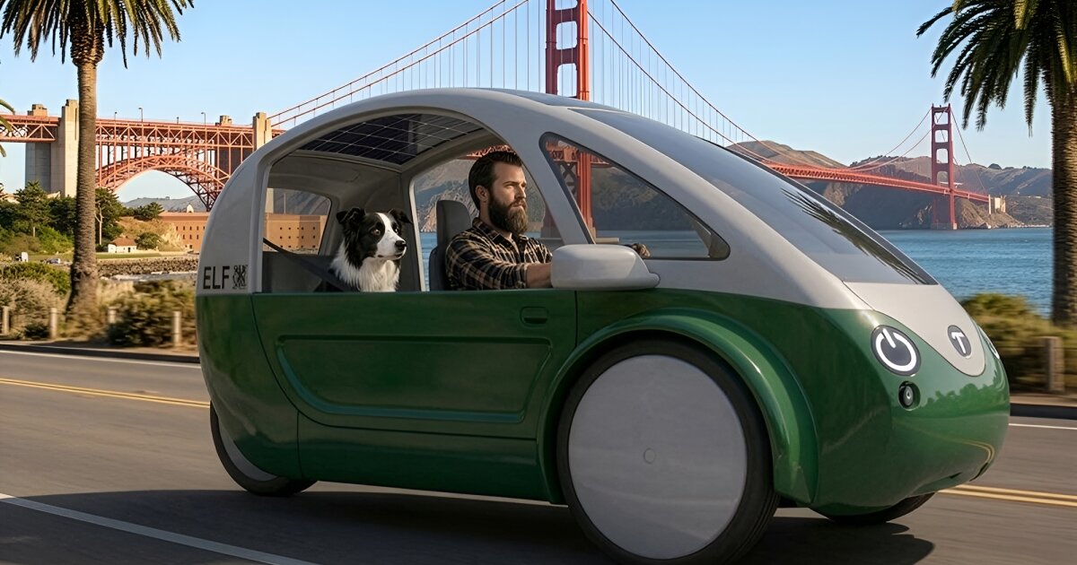 Organic Transit's Elf 3.0 velomobile adds solar power and passenger seat