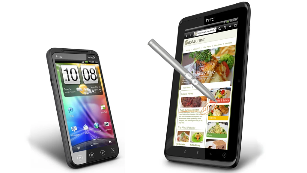 Sprint will release the HTC EVO 3D smartphone and HTC EVO View 4G tablet later this year