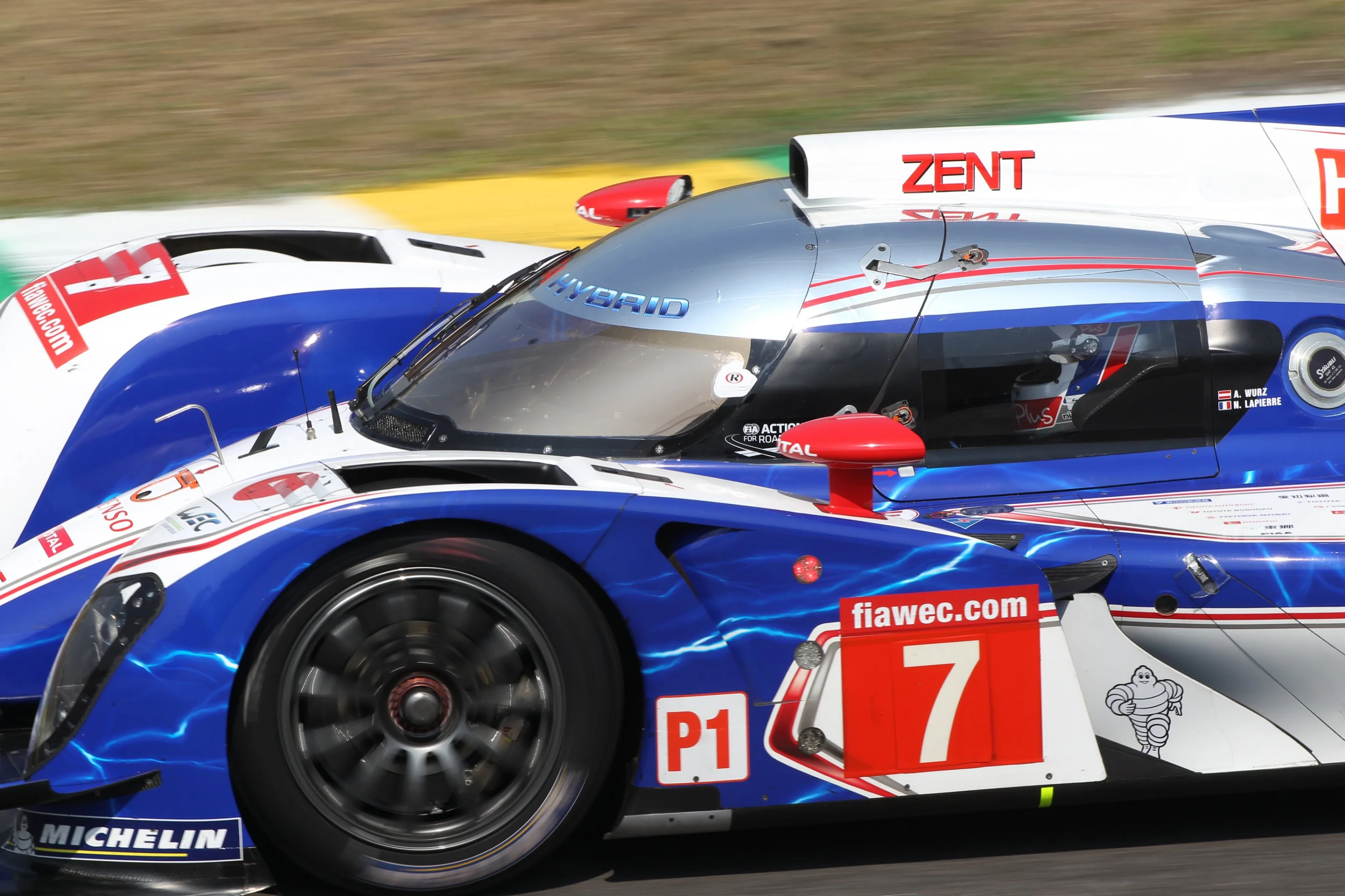 The Toyota TS030 at Interlagos