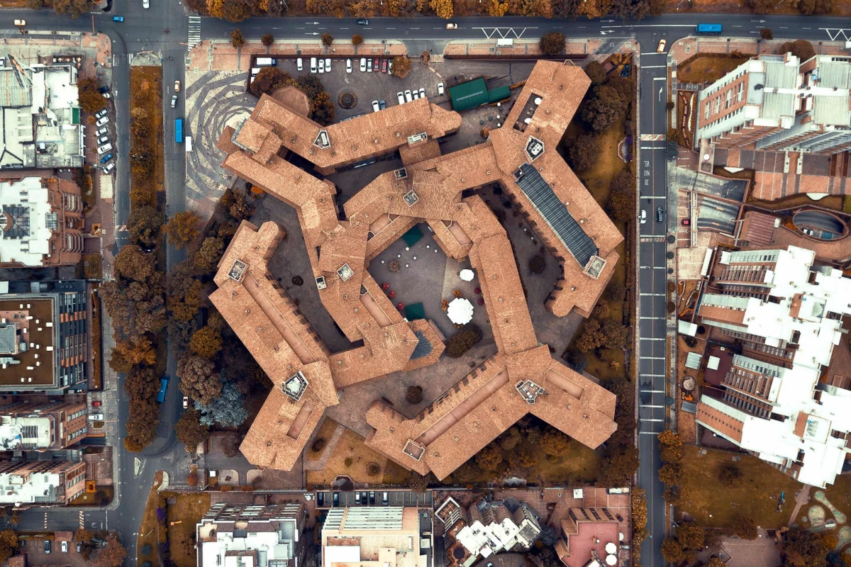 Volume 3 of an ongoing series called Aerial Facades from Camilo Monzón Navas in Colombia (Credit: MonzoonPhoto Behance CC BY-NC-ND 4.0)