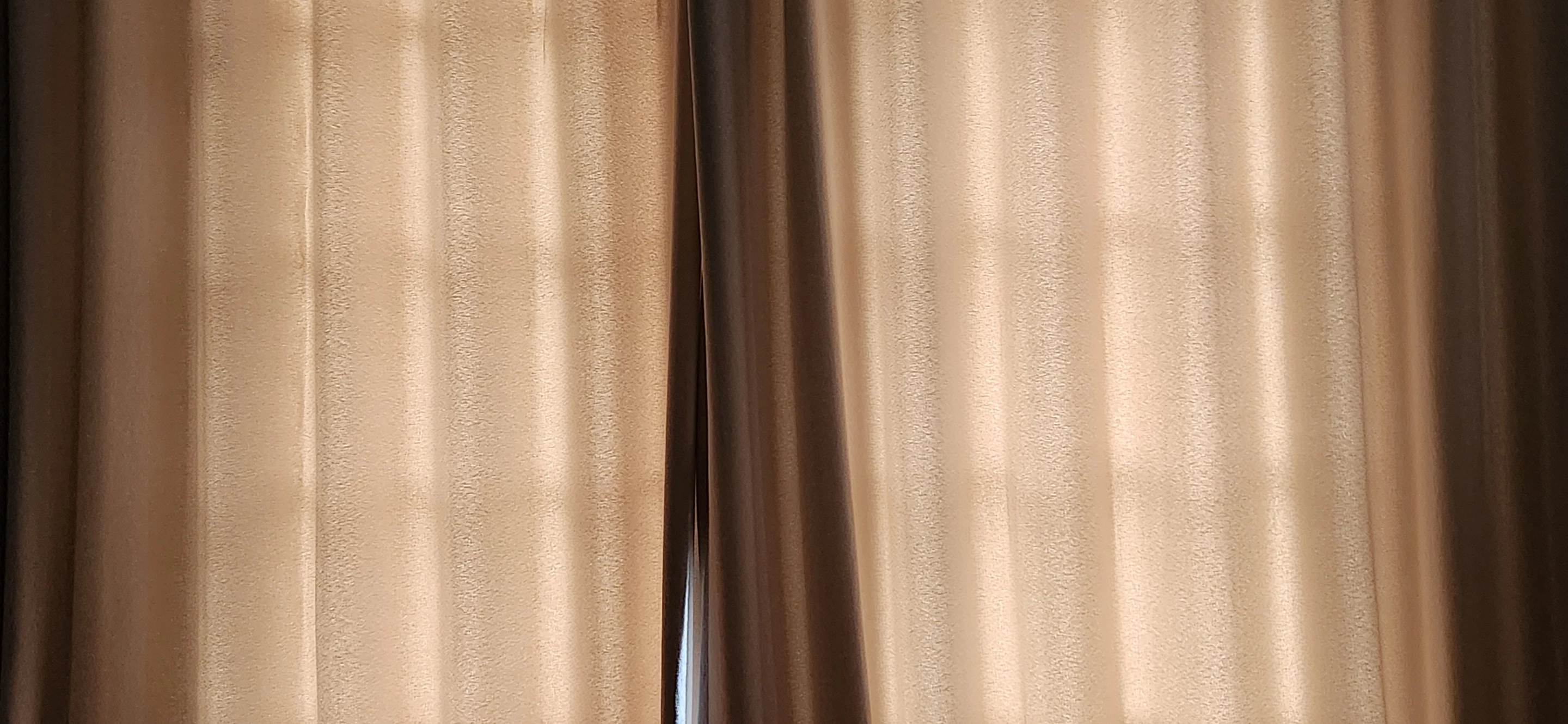 The 90% blackout drapes are solid quality. I have no complaints about them. They come pre-fitted with all the hangers too, making it as simple as hooking them into the rod loops to hang it