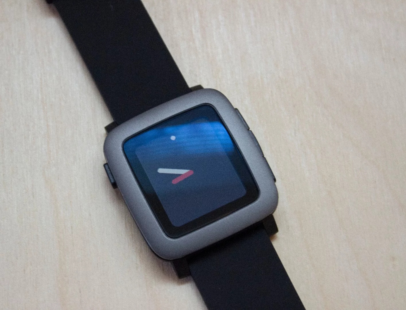 One of the default watch faces for Pebble Time