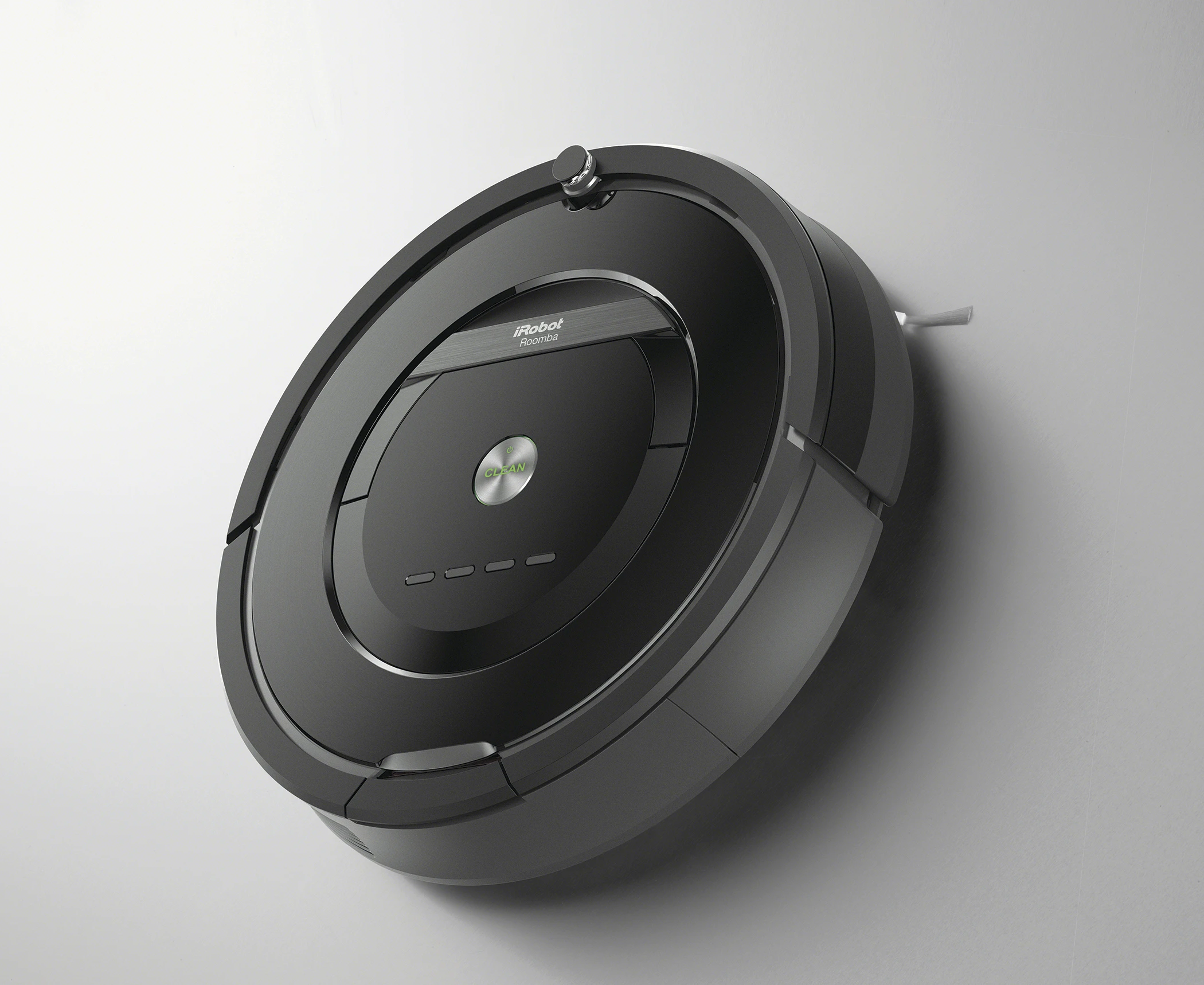 The Roomba 800 Series has a 60 percent larger bin