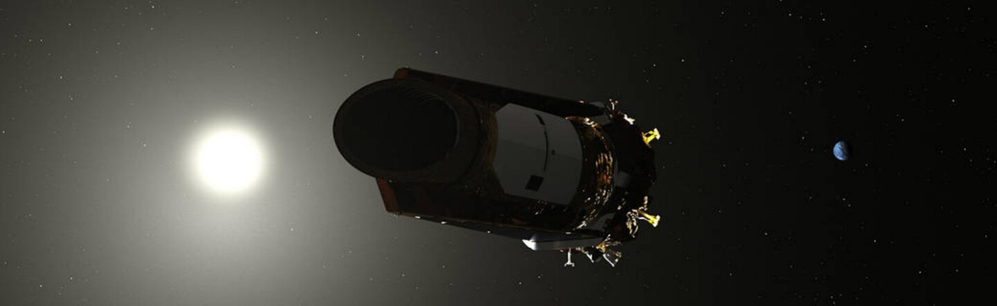 Kepler uses its solar panel as a heat shield