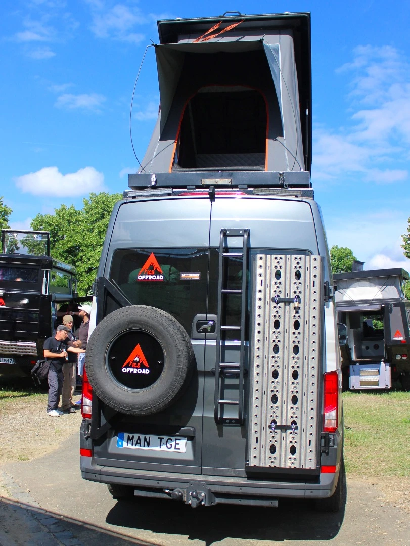 Shortly after MAN launched the TGE in 2017, the Max Hunt team took to creating a ruggedized 4x4 camper van out of it