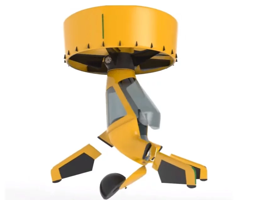 The Airvinci is claimed to be in the latter stages of development for a trial flight some time mid-2016 – with a full-size "backpack helicopter" version slated for trials next year, all going well