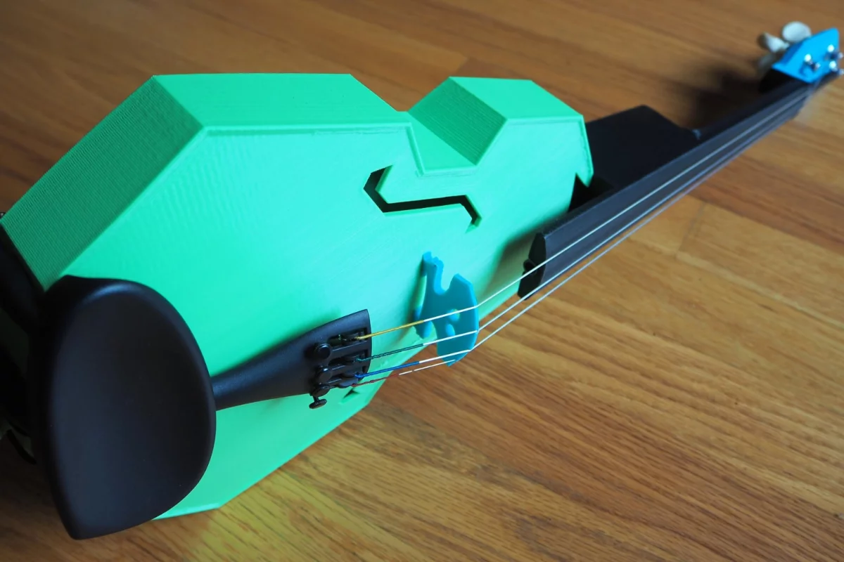 3D-printed parts of the Modular Fiddle can be changed in around 10 minutes