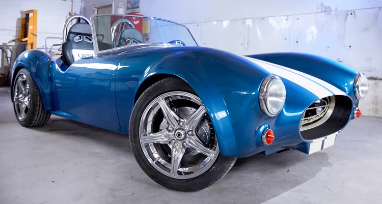 The ORNL Shelby Cobra's shell took four hours to finish