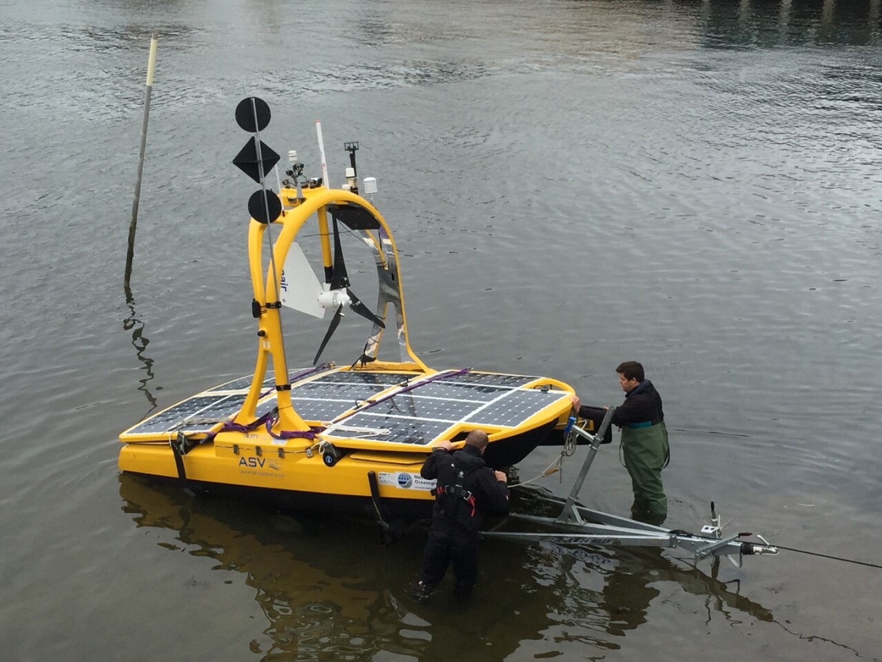 The C-Enduro being launched in Milford Haven