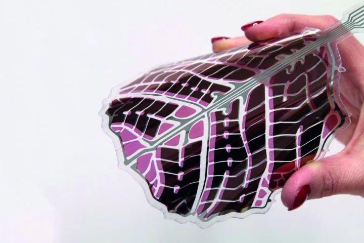 The flexible, recyclable solar panels could be used to power small devices and sensors (Photo: Antti Veijola)