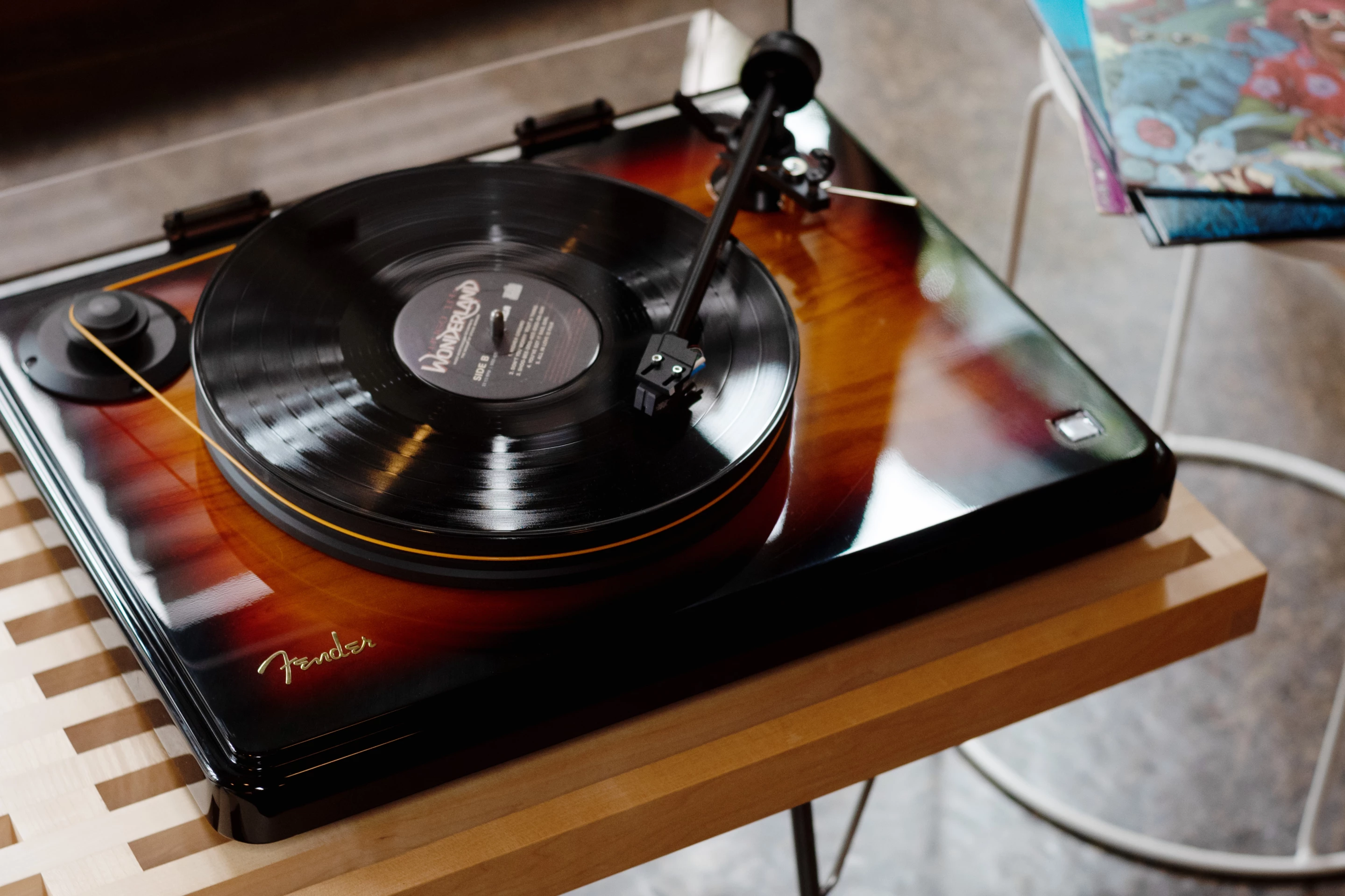 The Fender Precision bass and MoFi's UltraDeck turntable get mashed into one for the limited-edition Fender x MoFi PrecisionDeck