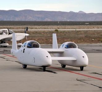 Scaled Composite's BiPod hybrid flying car