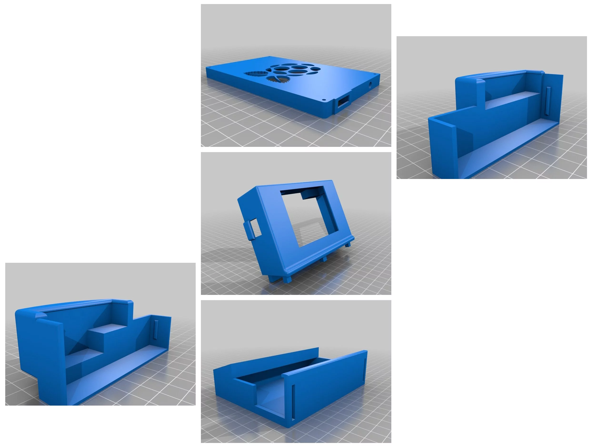 The Pi-to-Go's STL files are available for download from Thingiverse, to download and print your own housing on a 3D printer