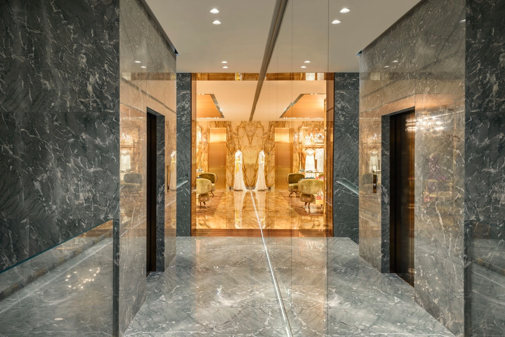 The Dolce & Gabbana’s Venice Palazzo in Italy by French architecture firm Carbondale earned a "Special prize for an Interior Shops & Stores" at the 2018 Prix Versailles awards