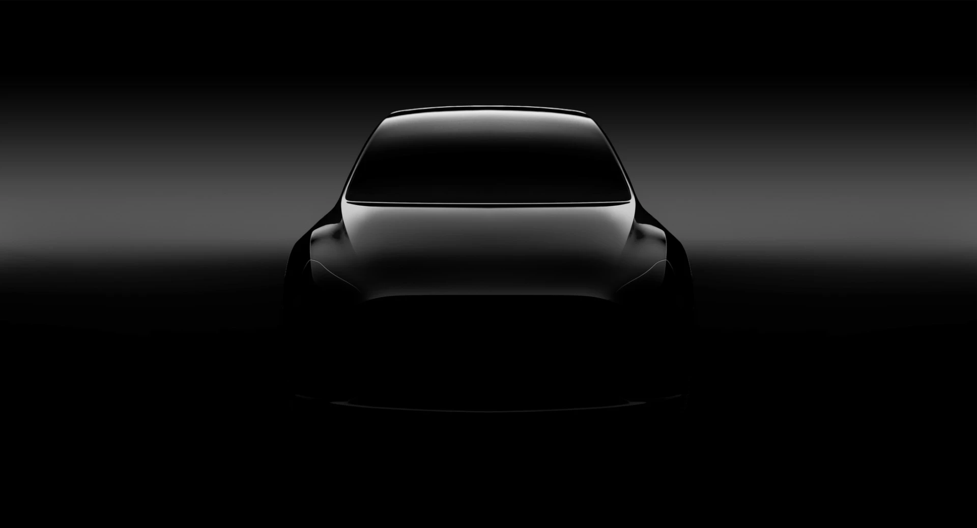 Model Y teaser image first shared by Tesla in 2017