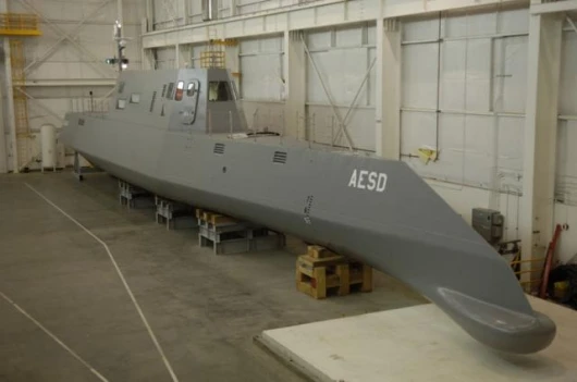 The Advanced Electric Ship Demonstrator (AESD), Sea Jet, funded by the Office of Naval Research (ONR), is a 133-foot vessel located at the Naval Surface Warfare Center Carderock Division, Acoustic Research Detachment in Bayview, Idaho.