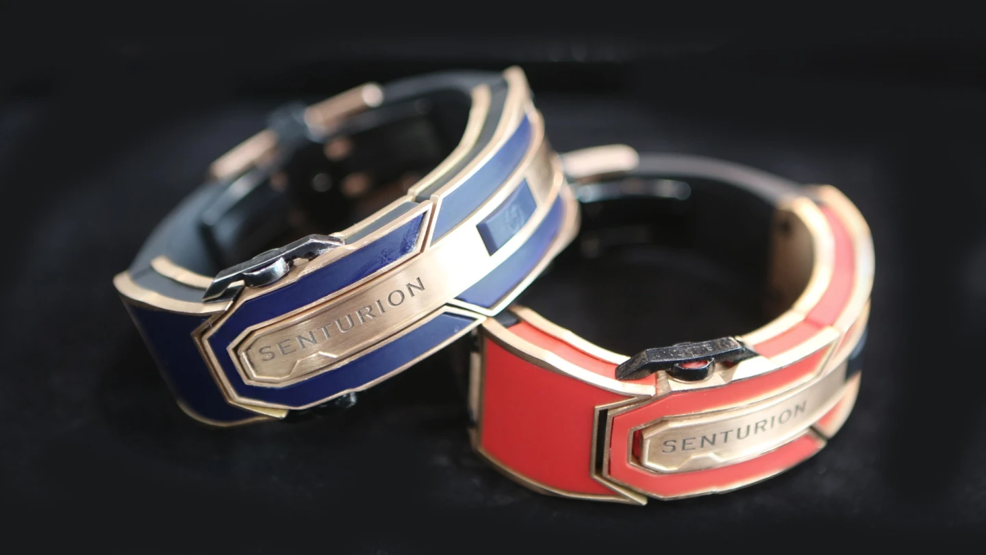 In the exclusive world of the mega rich, it takes a special something to elegantly display one's station in life without being maladroit. Enter the Senturion, a wrist-worn supercar key that doubles as both testosterone-infused jewellery and a handy remote for all the functionality of your supercar, such as opening the door and rear access, readjusting the seats and mirrors if you've let the wife or mistress have a spin, and dialling in the climate control, suspension settings, power characteristics etcetera just as you like them.