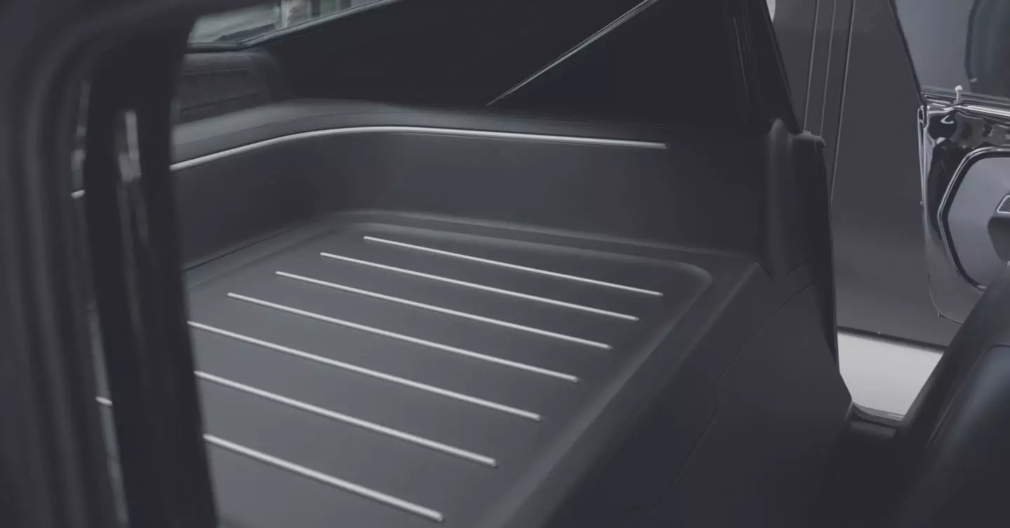 No seats in back, Charge adds in a more practical storage deck