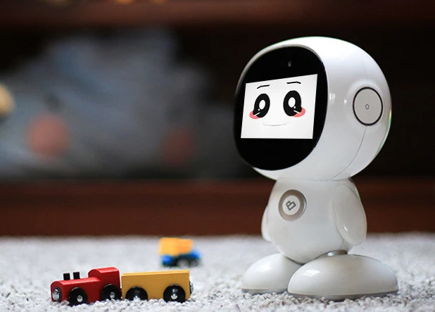 The Honeybot has a variety of facial expressions to make it more friendly and approachable