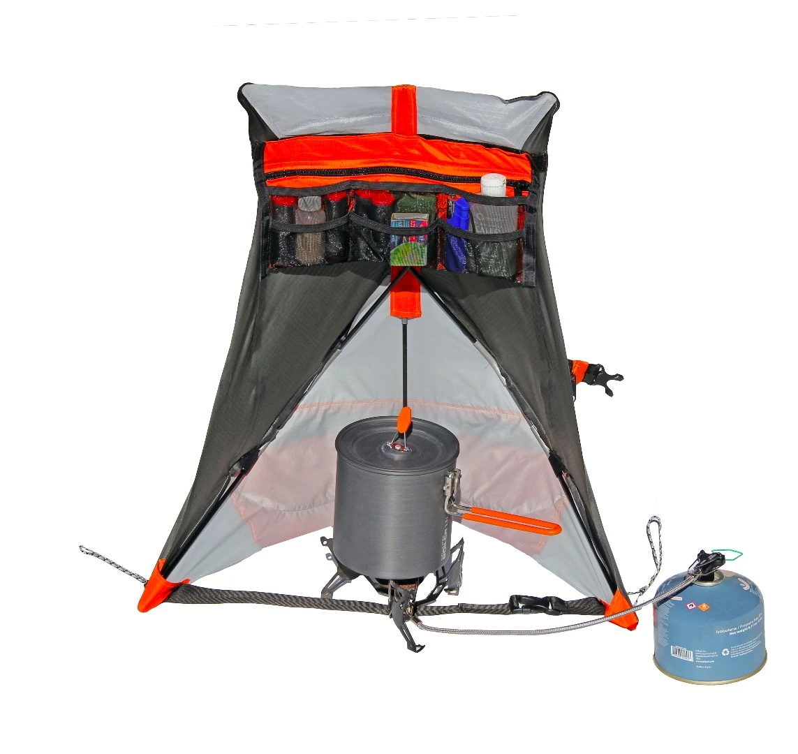 The Cirque creates an organized kitchen area for backpackers and other fast-and-light adventurers