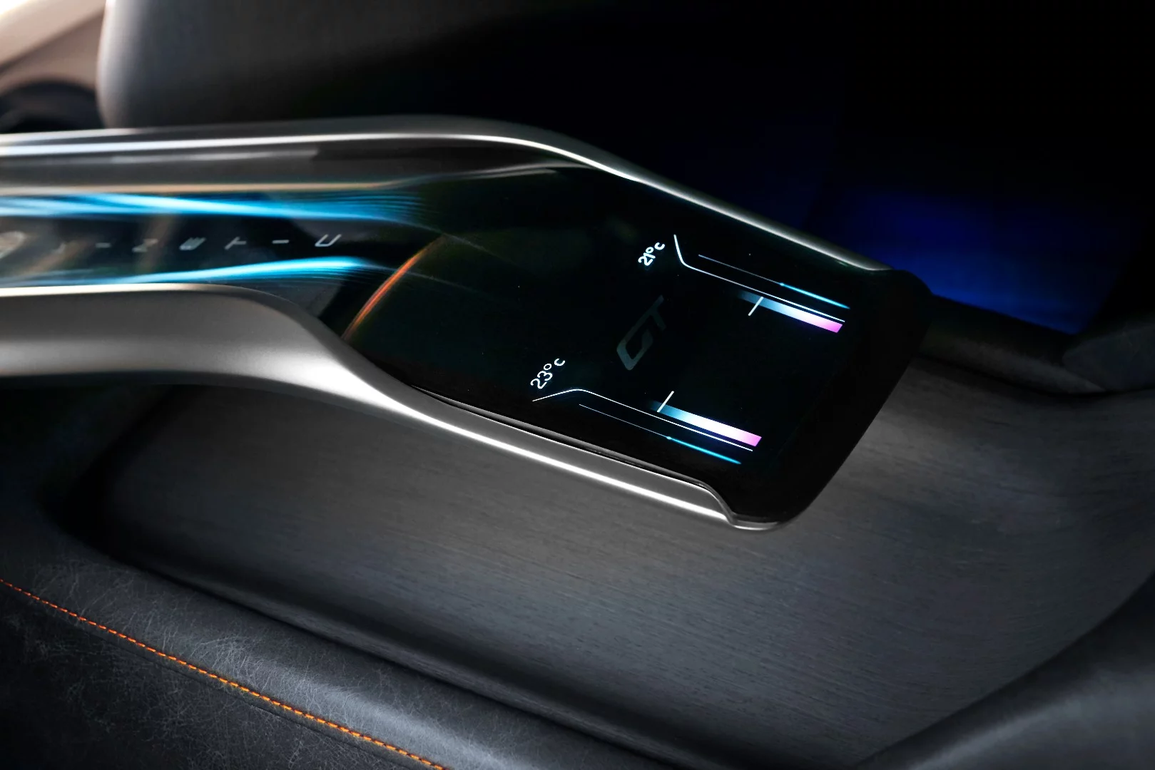 Pininfarina HK GT: touch console controls