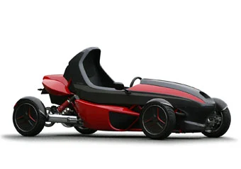 The Tajima Motor Corporation's EV Mini Sport - an electric vehicle that looks more at home on the race track than on suburban streets
