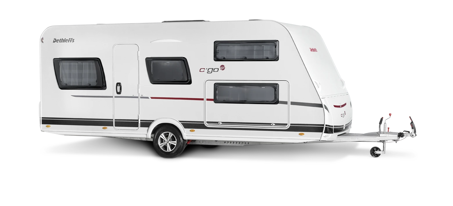 The Dethleffs C'Go Up is an efficient family caravan for six or seven people