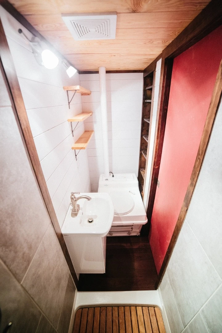 The bathroom