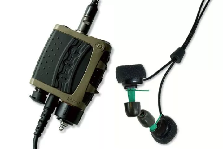 The QUIETPRO Intelligent Hearing System protects users from loud noises, while allowing them to hear other people