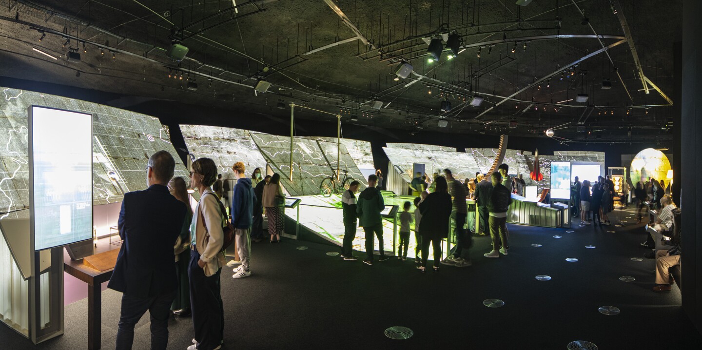 The First Light Pavilion's exhibition space tells the story of Jodrell Bank, the history of radio astronomy and modern astrophysics, the dawn of the Space Age, and more