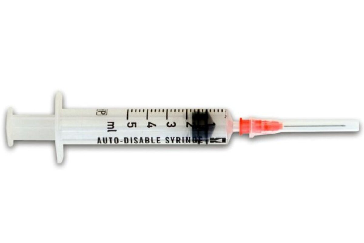 Selfdestructing syringe is made to save lives